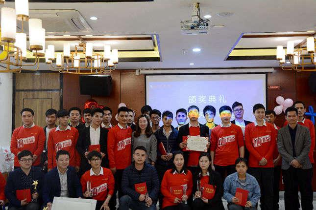 2018納宏光電年會合影 2018納宏光電年會合影