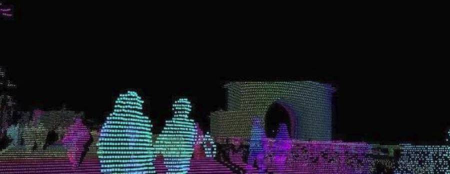 1550nm激光雷達(dá)點(diǎn)云圖